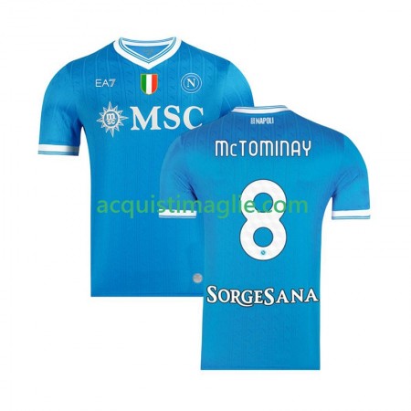 Divisa di Calcio Napoli Scott McTominay 8 Prima 2025/2026